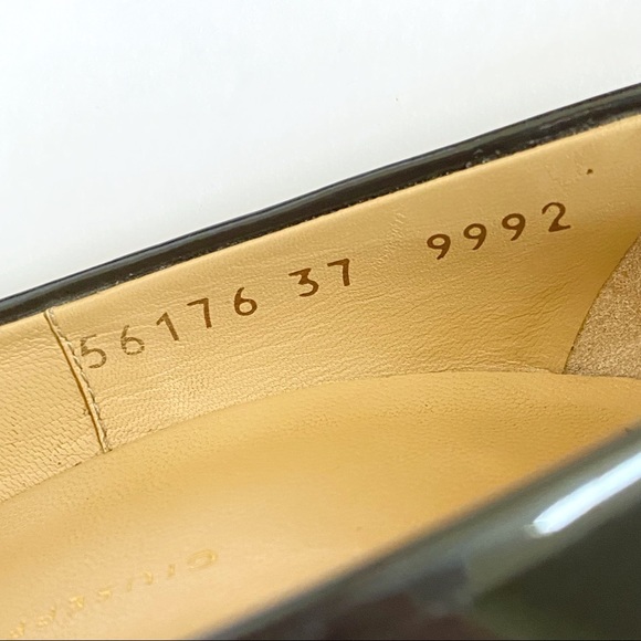 Giuseppe Zanotti patent leather black pointed toe slip on high heel dress pumps - Picture 8 of 10